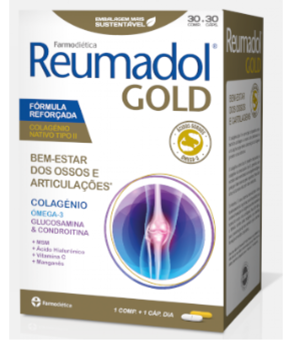 Reumadol Gold - 30 Cápsulas +30 Comprimidos - Farmodietica